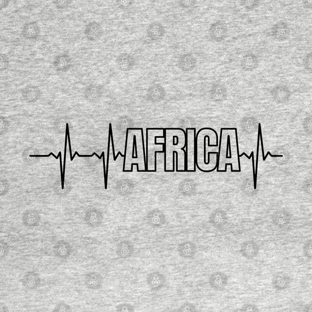 Africa Heartbeat by UrbanLifeApparel